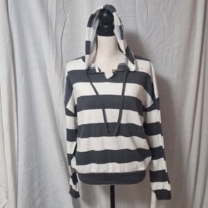 NWT MV SPORT STRIPE HOODIE PULLOVER